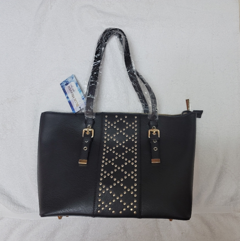 Blue Heaven Black & Gold Purse